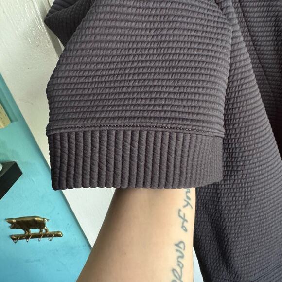 Madewell Texture and Thread Open Front Textured Caridgan Jacket Oversized Medium - Picture 9 of 10